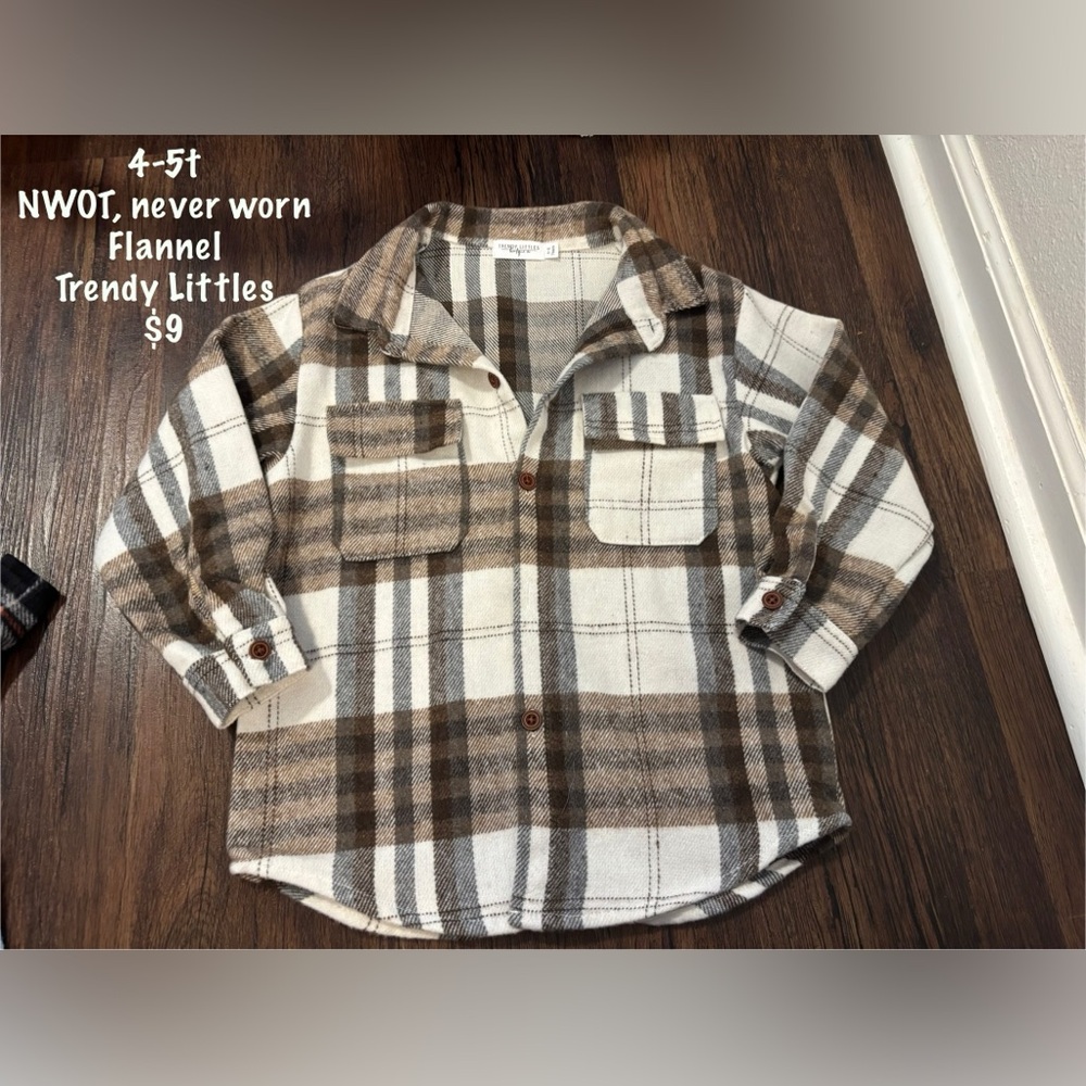 Flannel Button Down Shirt